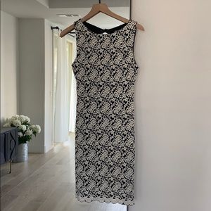Alice & Olivia Black and White Dress